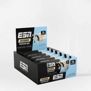 ESN Designer Protein Bar - 12 x 45 gram - Dark Cookie White Chocolate