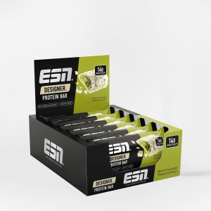 ESN Designer Protein Bar - 12 x 45 gram - White Chocolate Pistachio