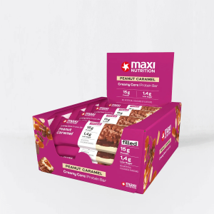Maxi Nutrition Creamy Core Protein Bar - 12 x 45 gram - Peanut Caramel