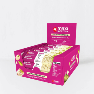 Maxi Nutrition Creamy Core Protein Bar - 12 x 45 gram - Salted Pistachio