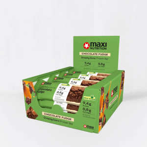 Maxi Nutrition Creamy Core Vegan Protein Bar - 12 x 45 gram - Chocolate Fudge