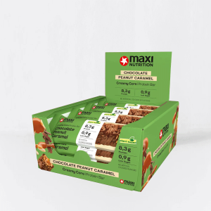 Maxi Nutrition Creamy Core Vegan Protein Bar - 12 x 45 gram - Chocolate Peanut Caramel