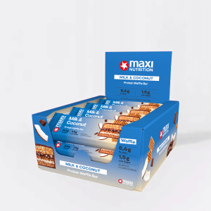 Maxi Nutrition Protein Waffle Bar - 12 x 40 gram - Milk & Coconut